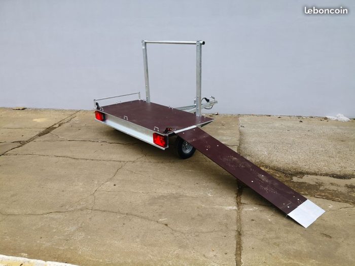 Remorque transversale GOT pour scooters MP3 et vélos – 500 kg – Image 3