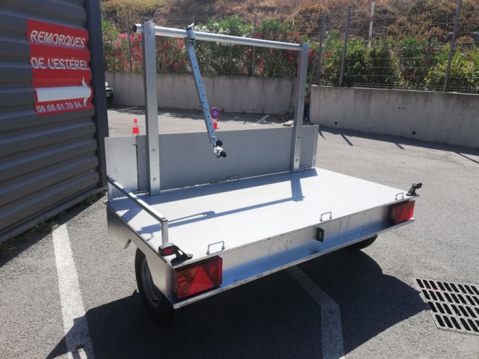 Remorque transversale GOT pour scooters MP3 et vélos – 500 kg – Image 4