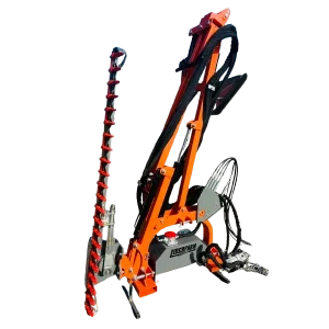 Taille-haie à sections et tête rotative LIDERFARM 190 cm (sur bras d'épareuse)