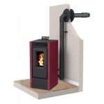 PACK : Poêle à granules étanche INTERSTOVES Marina 14 kW