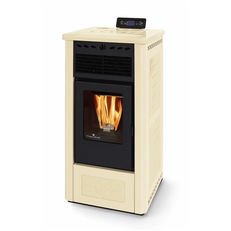 Poêle à granules en céramique - PHEBO Gea 5S-8 7.5 kW