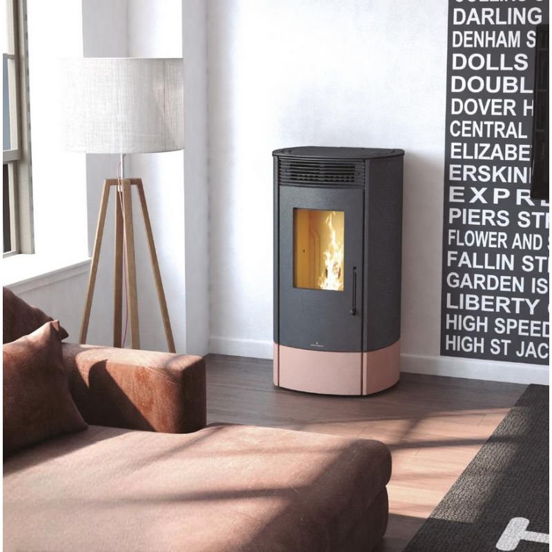 Poêle à granulés canalisable - BRONPI Trebol 8 kW