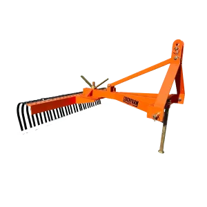 Râteau andaineur LIDERFARM 1m20 sur attelage 3 points (tracteurs 10-30 CV)