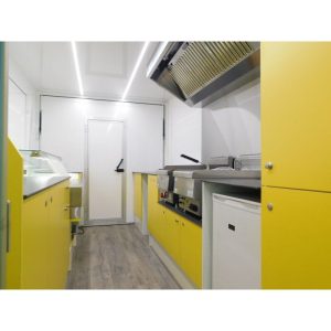 Remorque food-truck MAG 400 PROFIL AMENAGEMENT, châssis aluminium