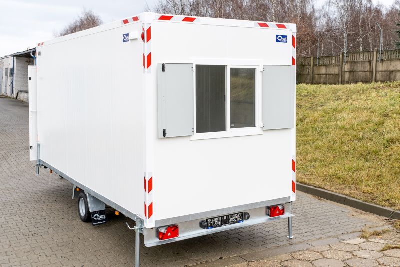 Remorque de chantier BLYSS Marcello Comfort 500 – Remorque polyvalente avec équipements complets