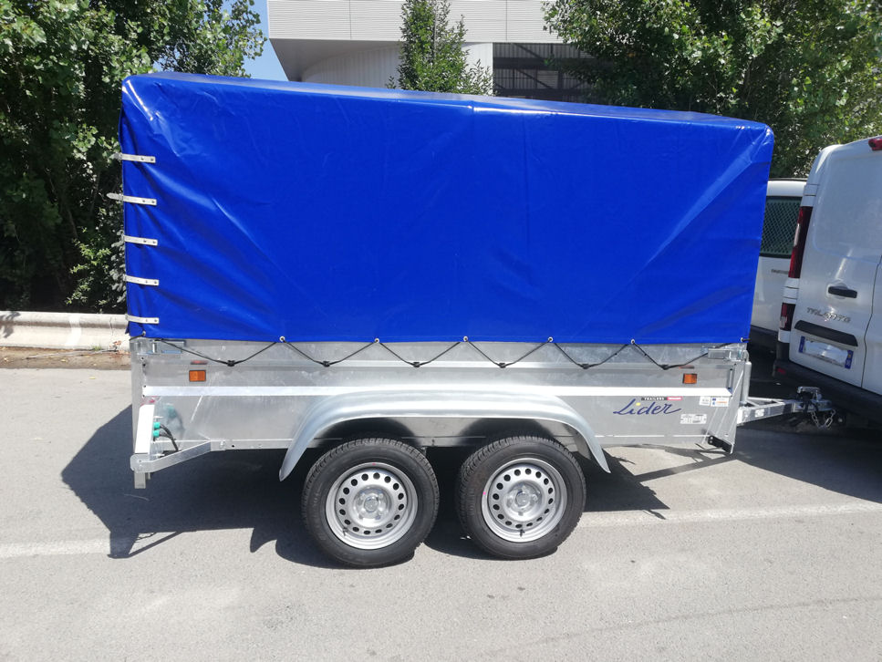 Remorque Lider Robust 39394 2 essieux NF – 500/750 kg – Image 2