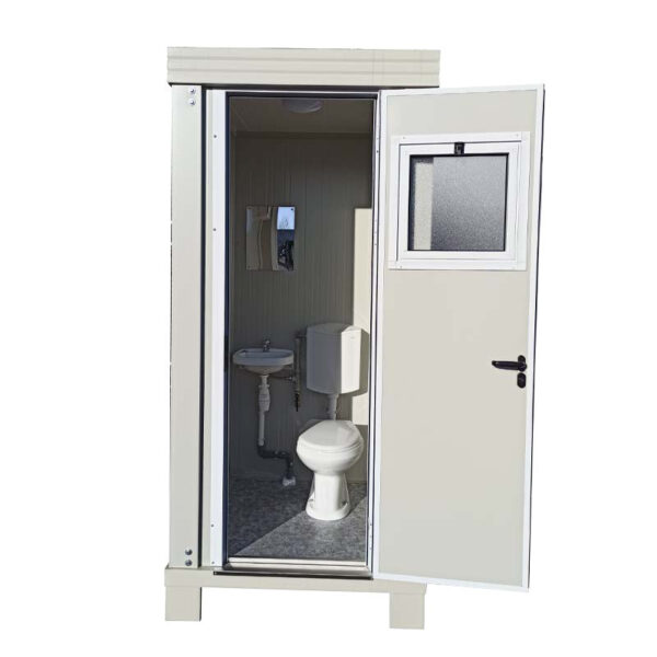 Bloc sanitaire S1 neuf – WC et lave-mains (256 x 118 x 118 cm) – Image 9