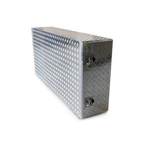 Coffre aluminium 600 L 2 ouvertures avec étagère – 1900 x 400 x 900 mm