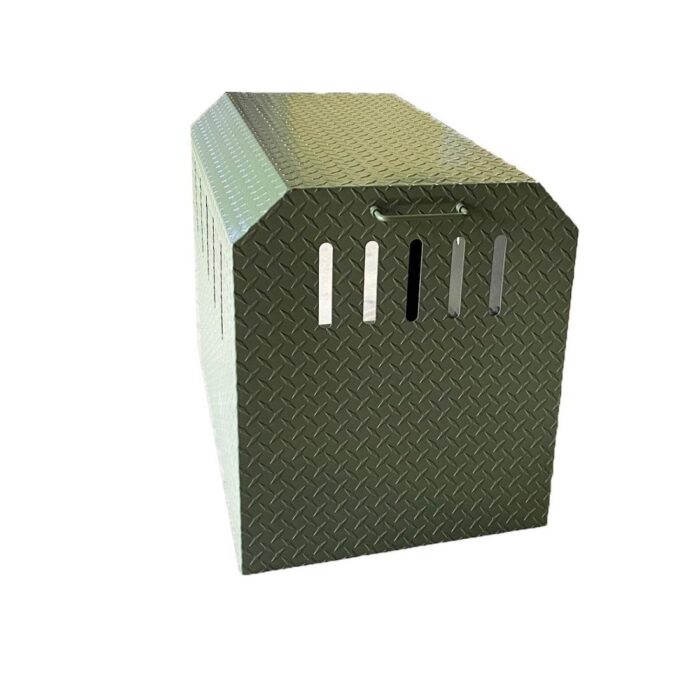 Coffre de transport aluminium 1 chien – 550 x 850 x 650 mm – Image 3