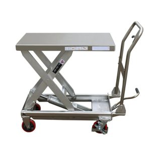 Table élévatrice mobile inox 450 kg (hydraulique)